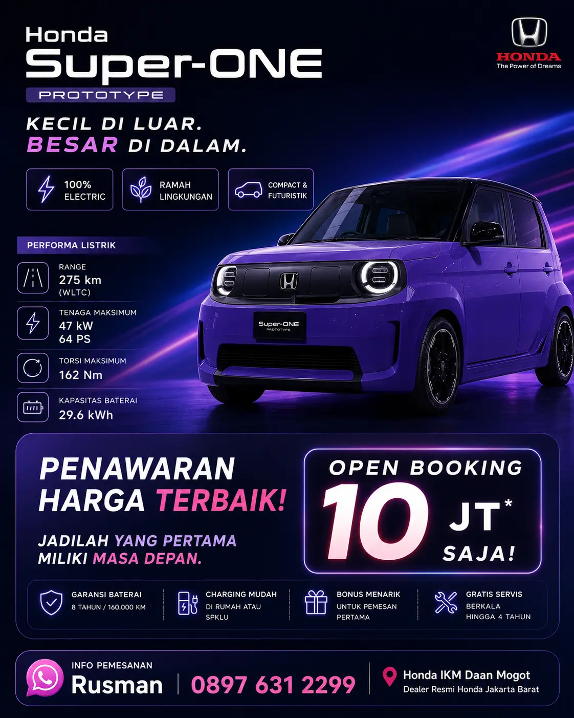 Super ONE EV - foto 7 Honda Super ONE EV 2026